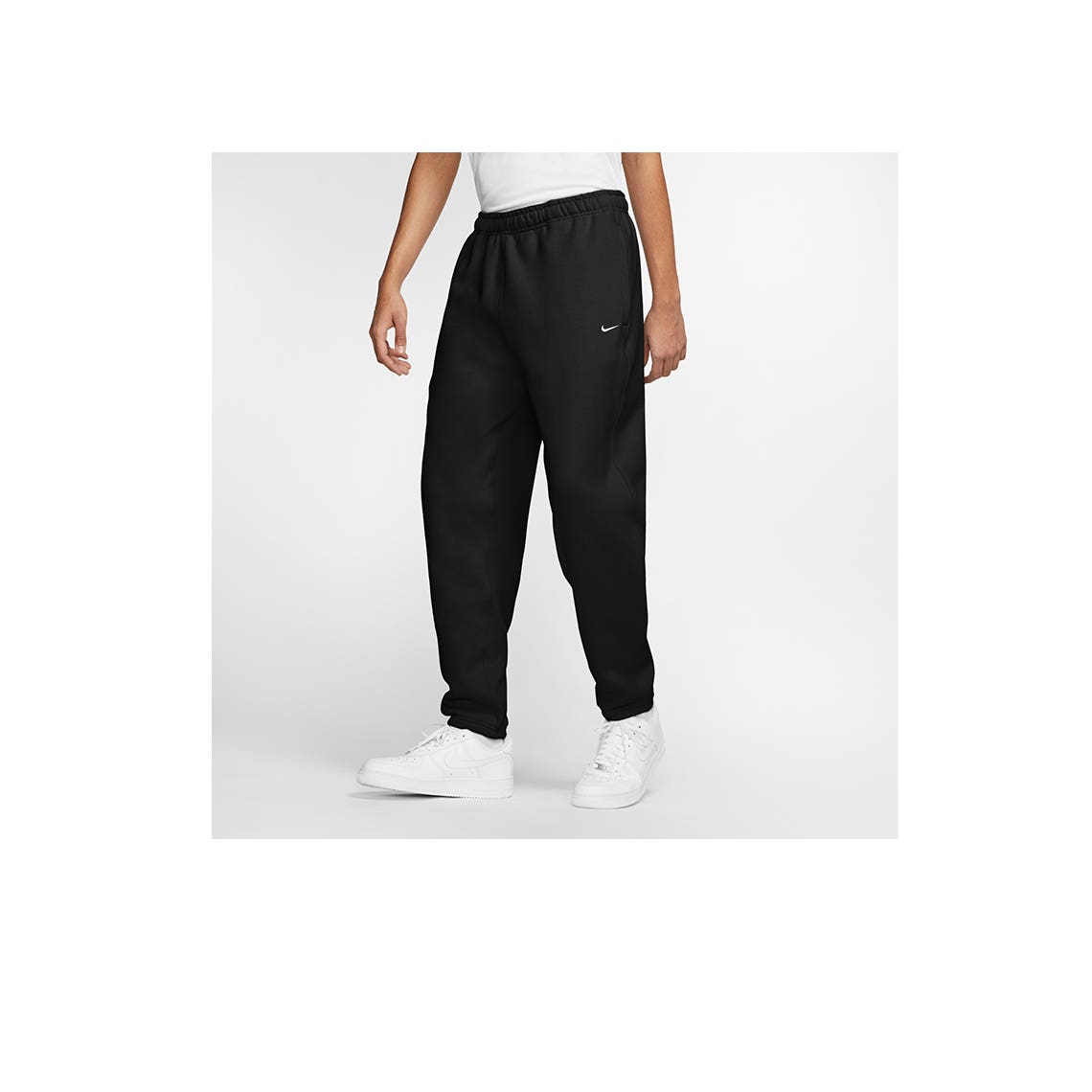 NIKE AS M NK SOLO SWSH HW BB PANT - BLACK / WHITE